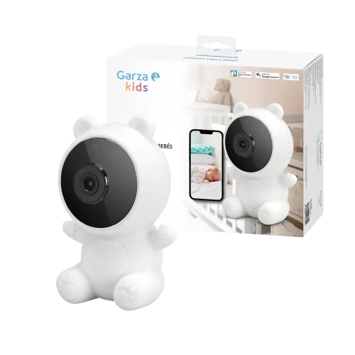 Garza 1080P HD Digital Baby Monitor Camera with Crying Detection, Night Vision & Temperature