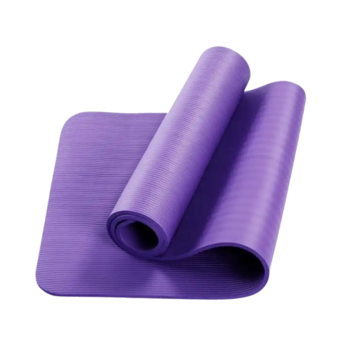 Eco-Friendly 10mm NBR Yoga Mat – Non-Slip, Durable, with Carry Strap