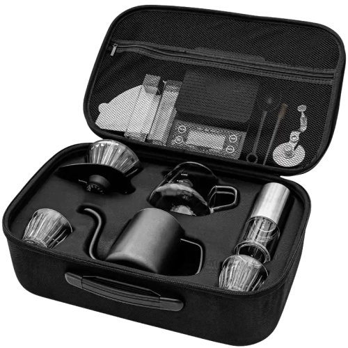 Top Travel & Car Essentials for 2026: Your Complete Road-Ready Guide 7 12-Piece Portable Arabic Coffee Maker Set – Travel Espresso Kit with Grinder, Kettle & Cups in Carrying Case