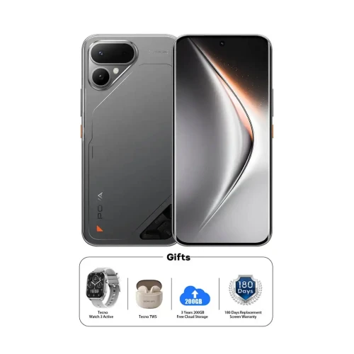 Tecno Pova Curve 2 24GB RAM + 256GB Storage - Storm Titanium