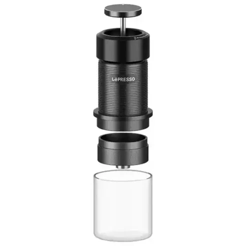 Lepresso Hand Press Espresso Maker Black