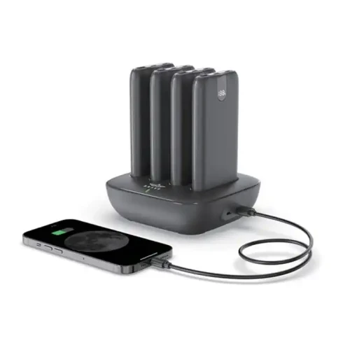 Brave Station Pro 4-in-1 Family Power Bank Station 10000mAh×4 BP-27 – Black