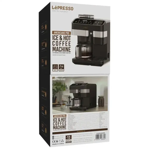 LePresso Americano Pro Ice & Hot Coffee Machine - Black