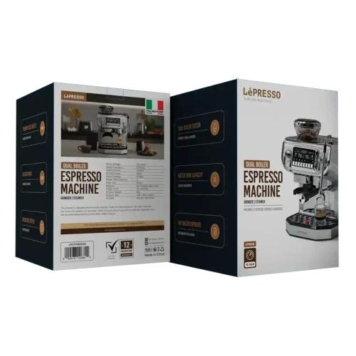 Lepresso Dual Boiler Espresso Machine - Silver