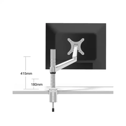 Gamvity Single-Arm Aluminum Desk Clamp Monitor Mount for 27-32 inch Displays