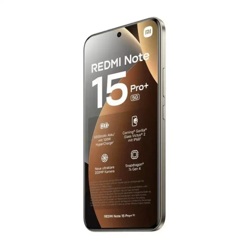 شاومي ريدمي نوت 15 برو بلس 12 جيجابايت رام 512 جيجابايت جوال 5G - بني