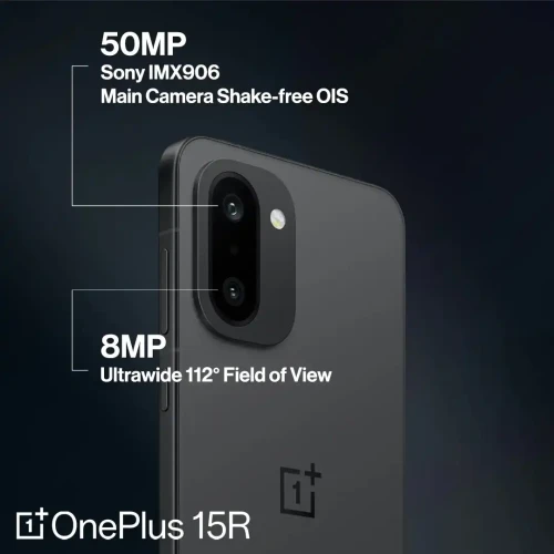 OnePlus 15R 12GB RAM 512GB Smartphone - Charcoal Black