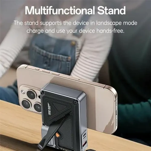 YESIDO YP89 15W Magnetic Wireless Charging 10,000mAh Power Bank - Black