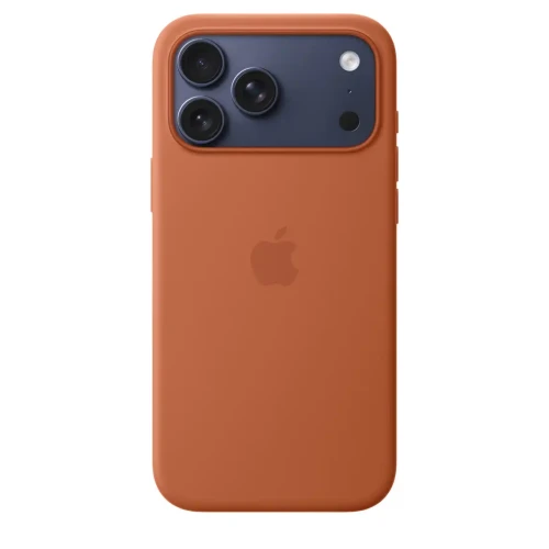 iPhone 17 Pro Max Silicone Case with MagSafe – Terra Cotta