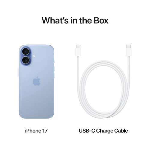 Apple iPhone 17 6.3-inch 512GB (Middle East Version) - Mist Blue