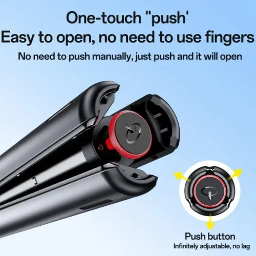Yesido SF30 Tripod Selfie Stick Bluetooth - Black