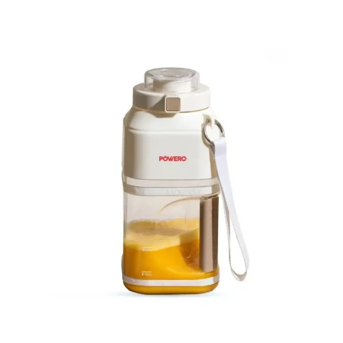 Powero+ Classic Blend Portable Jumbo Blender 1 Liter with 10 Blades - White