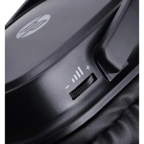 HP DHE-8004 Wired Stereo Surround Sound Gaming Headset with Flexible Microphone - Black