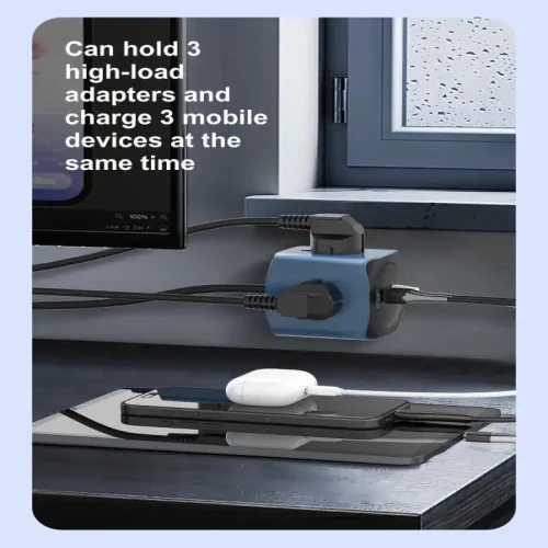 LDNIO SC3319 Universal Power Socket Cube with Multiple Outlets & USB Ports