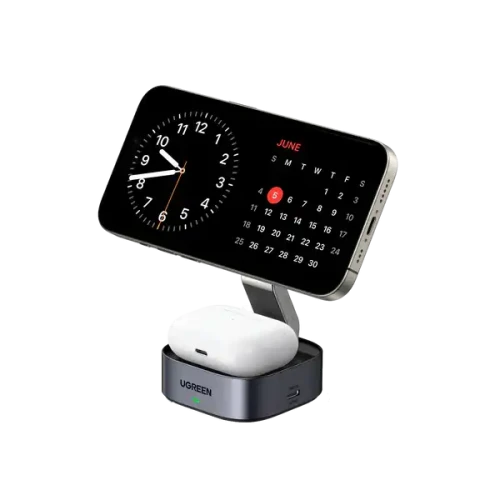 UGREEN 2-in-1 Foldable Wireless Fast Charging Station - 7.5W