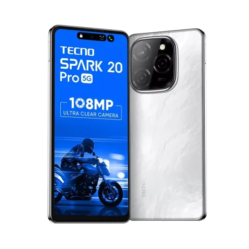 Tecno Spark 20 Pro 5G (256GB + 8GB) - White