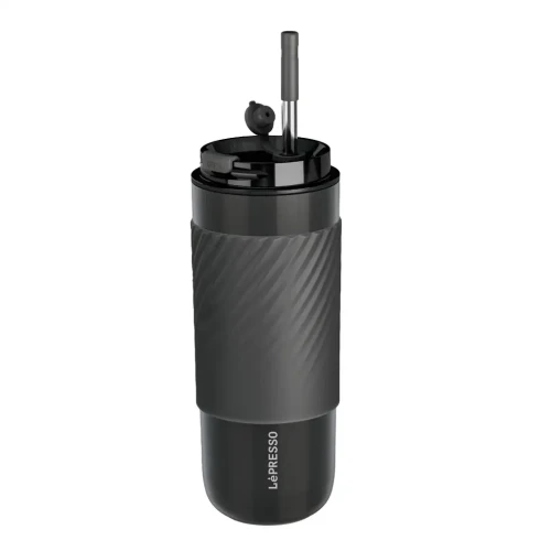 Lepresso Thermal Tumbler with Infusion Filter - Grey