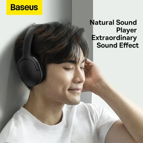 Baseus Encok Wireless Headphone D02 Pro - Black