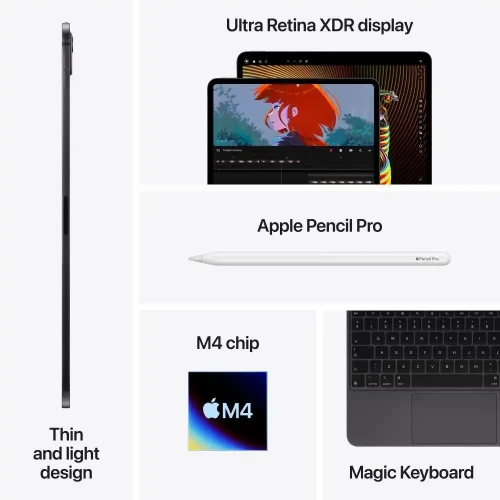Apple iPad Pro M4 512GB WiFi 13-inch Tablet - Space Black