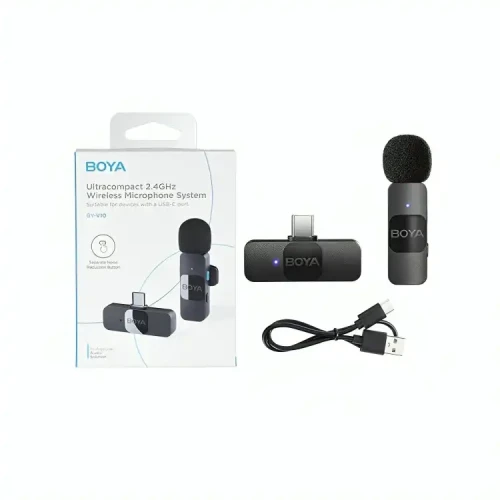 BOYA Ultracompact 2.4Ghz Wireless Microphone System for Type-C Devices