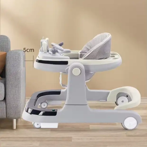 Baby Walker, Sit-to-Stand Learning Walker with Activity Table & Wheels