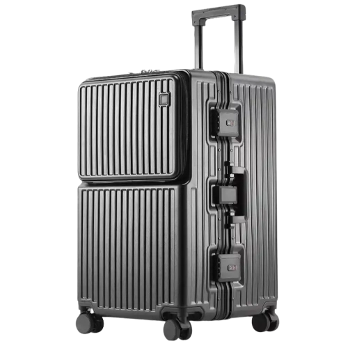 Top Travel & Car Essentials for 2026: Your Complete Road-Ready Guide 2 24 Inch Travel Suitcase – Thickened Aluminum Box with Large Capacity and Multi-Function Password Lock