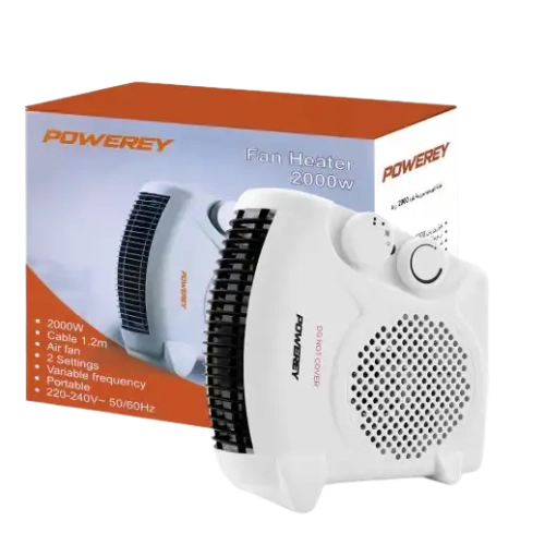 2000W Electric Fan Heater by Powerey