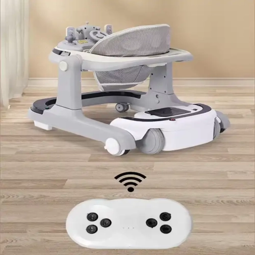 Baby Walker, Sit-to-Stand Learning Walker with Activity Table & Wheels
