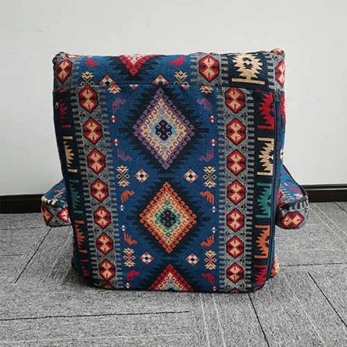 Saudi Style Arabic Floor Sofa – Traditional Majlis Seating Set with Cushions and Back Support