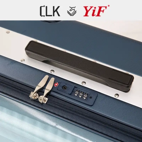 Aluminum Frame Luggage Set | Front-Open PC Suitcase with Japanese Silent Double Spinner Wheels & TSA Lock