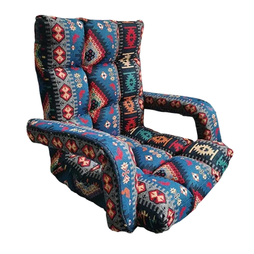 Saudi Style Arabic Floor Sofa – Traditional Majlis Seating Set with Cushions and Back Support