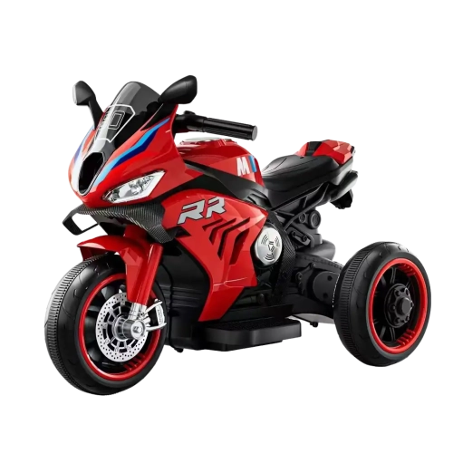 New Design Kids Electric Motorcycle – 3-Wheel Ride-On Bike with Lights, Music & Rechargeable Battery