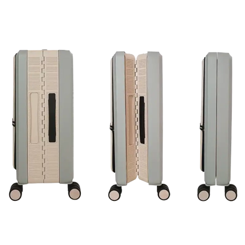 Bubule Foldable Carry-On Luggage | Expandable PP Cabin Suitcase with Spinner Wheels & TSA Lock