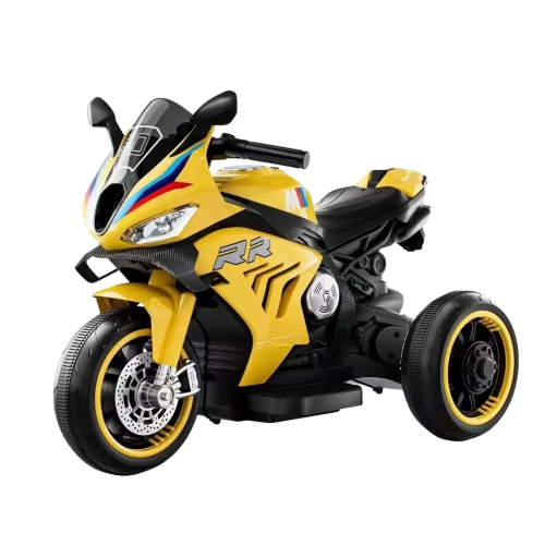 New Design Kids Electric Motorcycle – 3-Wheel Ride-On Bike with Lights, Music & Rechargeable Battery