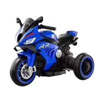 New Design Kids Electric Motorcycle – 3-Wheel Ride-On Bike with Lights, Music & Rechargeable Battery