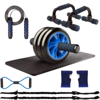 7-in-1 Ab Exercise Wheel Set – Multifunctional Fitness Kit for Core & Full Body Workout