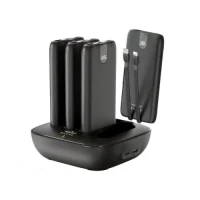 Brave Station Pro 4-in-1 Family Power Bank Station 10000mAh×4 BP-27 – Black