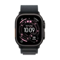Apple Watch Ultra 3 GPS + Cellular 49mm Black Titanium Case with Black Alpine Loop - Medium