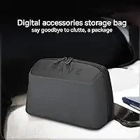 Brave Travel Kit 5-in-1 Tech Pouch with 12,000mAh Power Bank, 20W GaN Fast Charger & 2-in-1 USB-C and Lightning Cables (BTK-01)