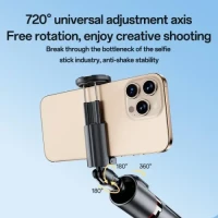 Yesido SF30 Tripod Selfie Stick Bluetooth - Black