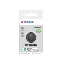 Verbatim My Finder Bluetooth Dustproof & Waterproof Tracker Compatible with iPhone, iPad & MacBook - Black