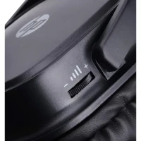 HP DHE-8004 Wired Stereo Surround Sound Gaming Headset with Flexible Microphone - Black