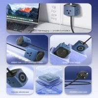 LDNIO SC3319 Universal Power Socket Cube with Multiple Outlets & USB Ports