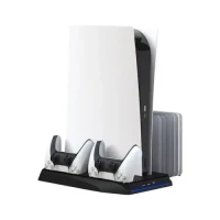 Porodo PS5 Cooling and Charging Hub - Black