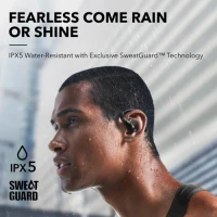 Anker Soundcore AeroFit Pro | Secure Open-Ear Sport Earbuds - Black