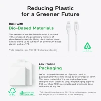 Anker 542 USB-C to Lightning Cable (Bio-Based) 1.8m (6ft) White