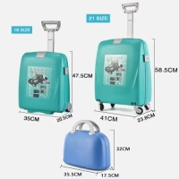 Lightweight ABS Trolley Luggage with Spinner Wheels