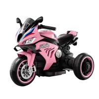 New Design Kids Electric Motorcycle – 3-Wheel Ride-On Bike with Lights, Music & Rechargeable Battery
