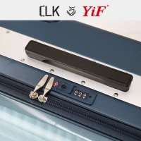 Aluminum Frame Luggage Set | Front-Open PC Suitcase with Japanese Silent Double Spinner Wheels & TSA Lock