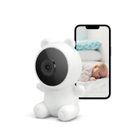 Garza 1080P HD Digital Baby Monitor Camera with Crying Detection, Night Vision & Temperature
